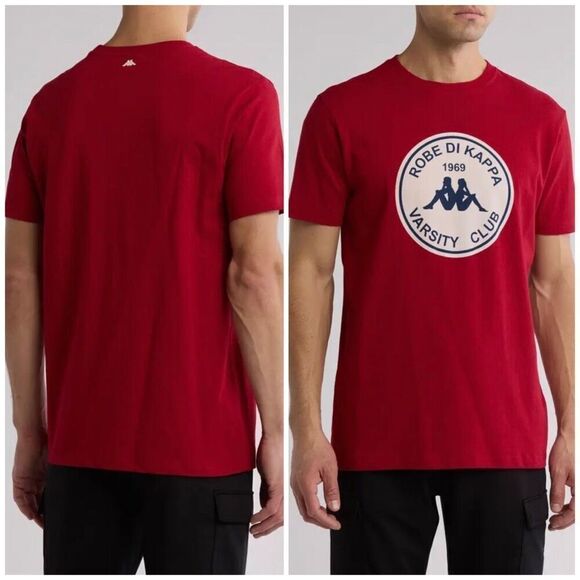 KAPPA X ROBE - NWT - M Sz XXL Giovani Mano Graphic Print Tee in Red Chili Pepper - Picture 2 of 13
